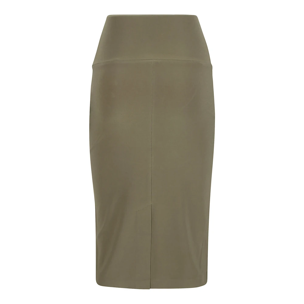 Norma Kamali Militaire Stijl Rokken Green Dames