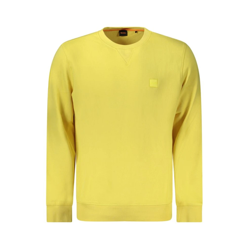 Hugo Boss Gele Westart Sweater Yellow Heren