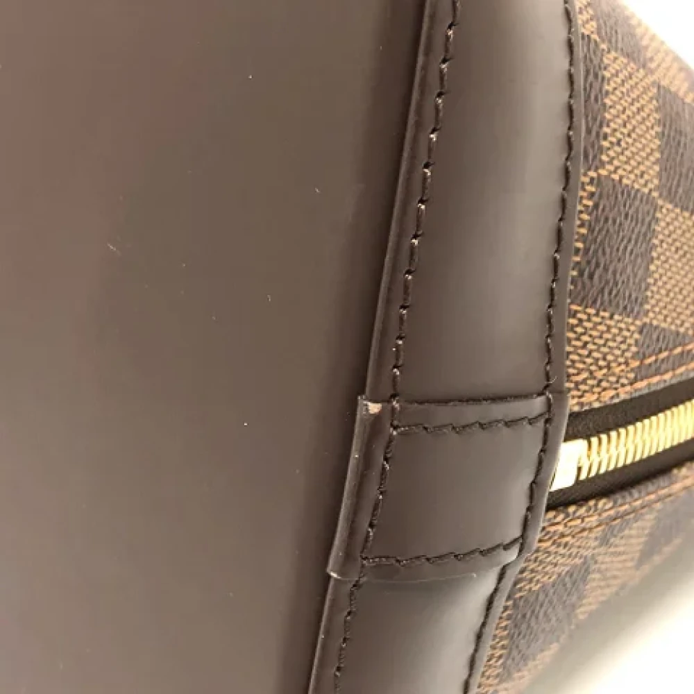 Louis Vuitton Vintage Pre-owned Cotton louis-vuitton-bags Brown Dames