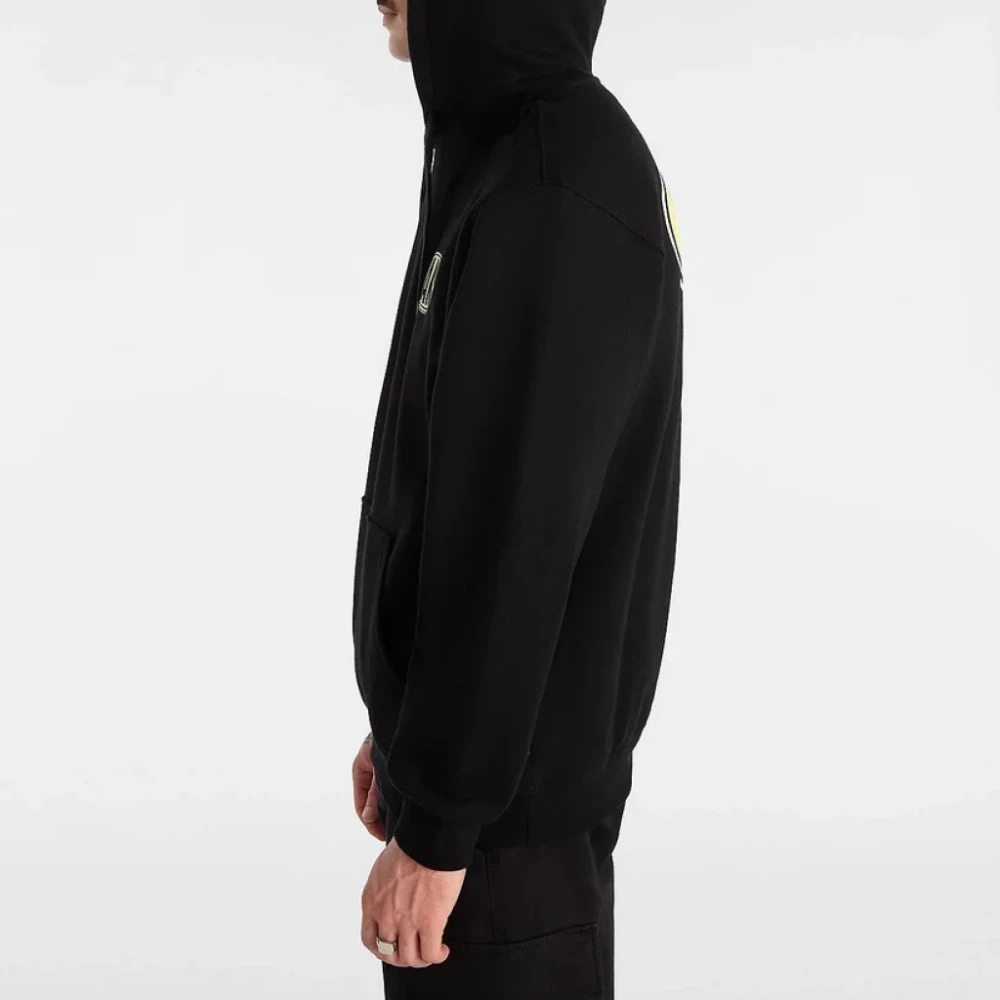 Vans Losse Spray-On Hoodies Black Heren