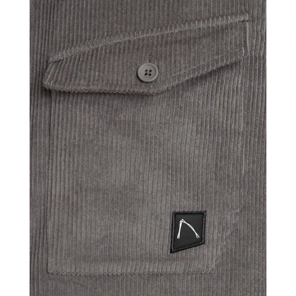 Chasin Lange mouw overhemd Stryke Cord Brown Heren