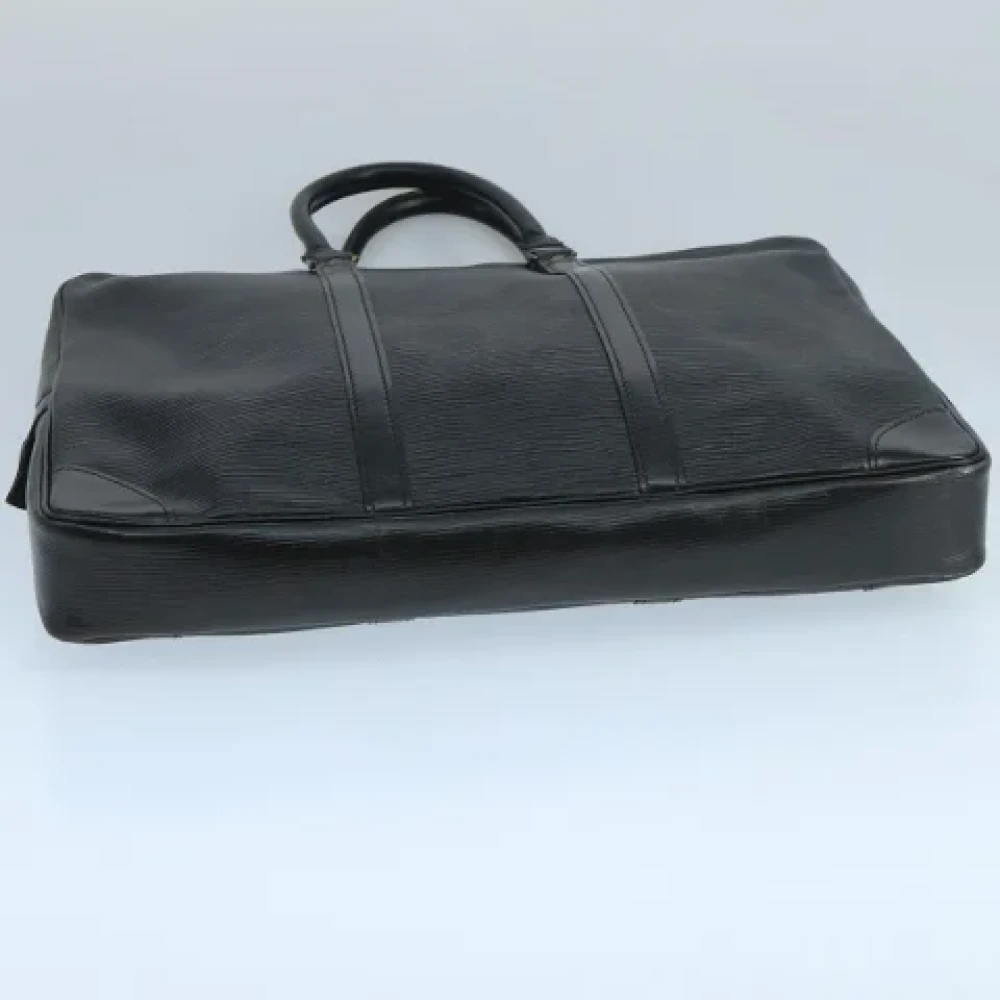 Louis Vuitton Vintage Pre-owned Leather briefcases Black Dames