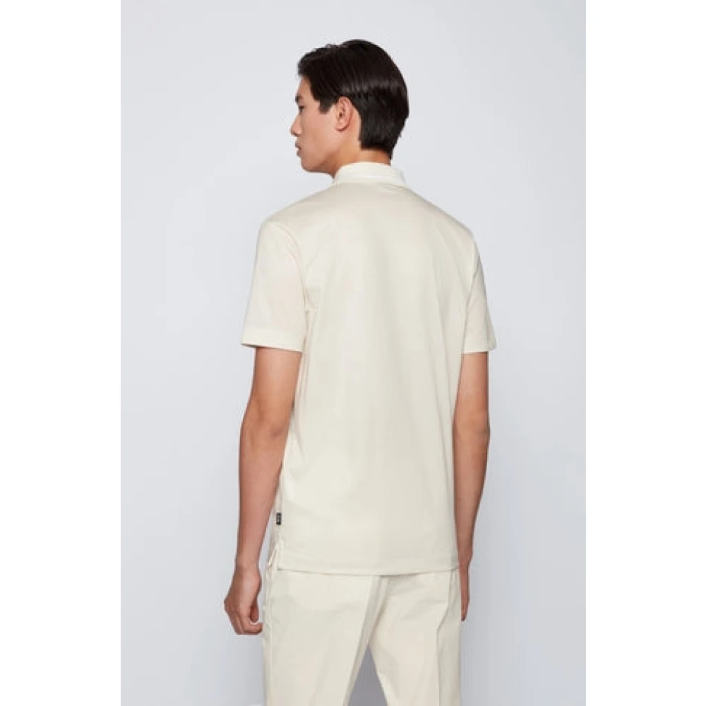 Hugo Boss Zachte Beige Polo Shirt Beige Heren