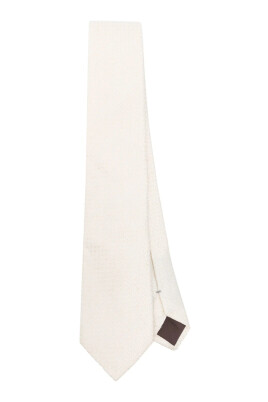 ecru-pointed-tip-single-loop-tie