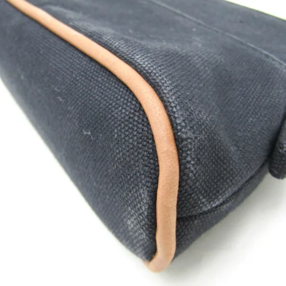 Hermès Vintage Pre-owned Leather clutches Black Dames
