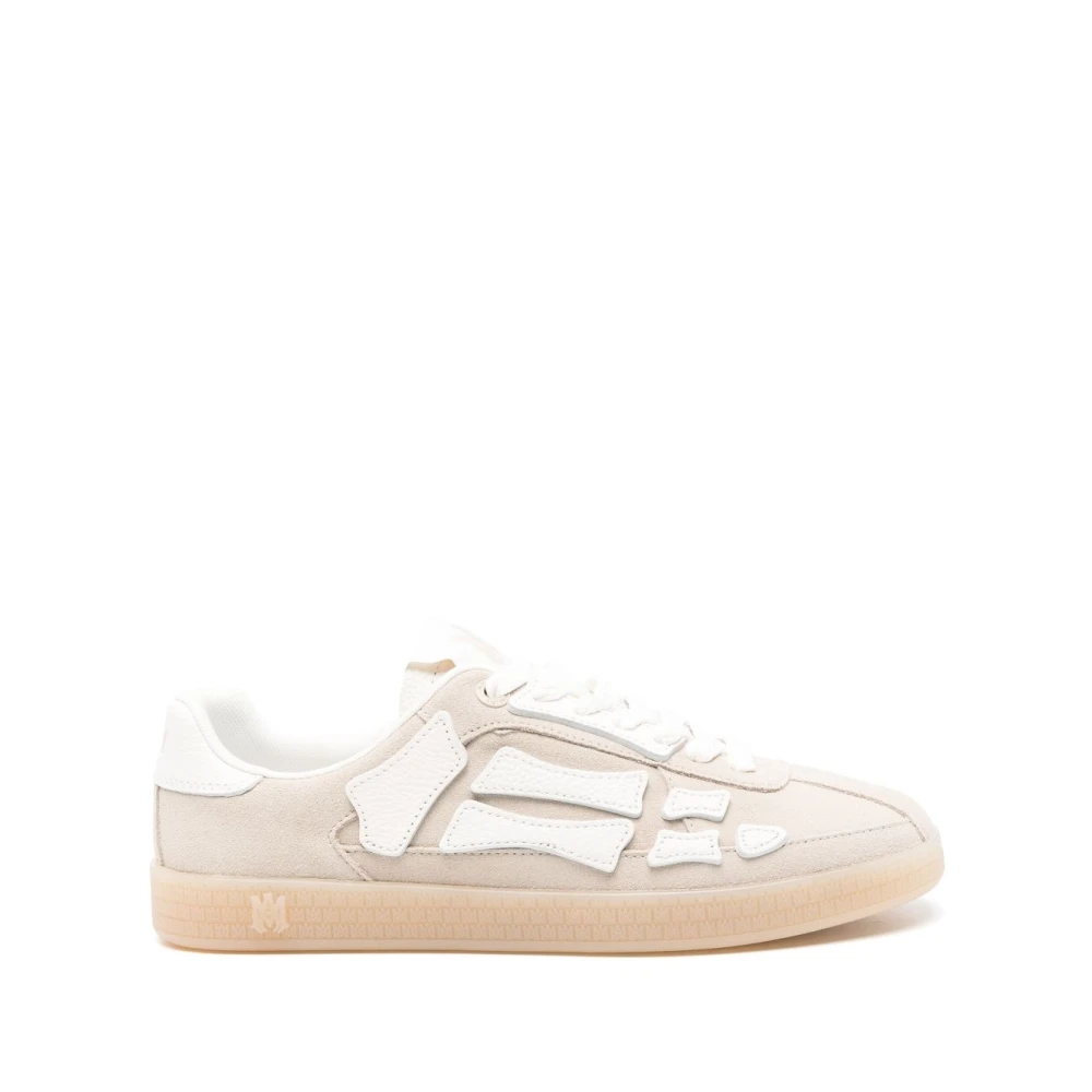 Amiri Women's Beige Sneakers, 7 Uk, Luxury Sand Trainers For