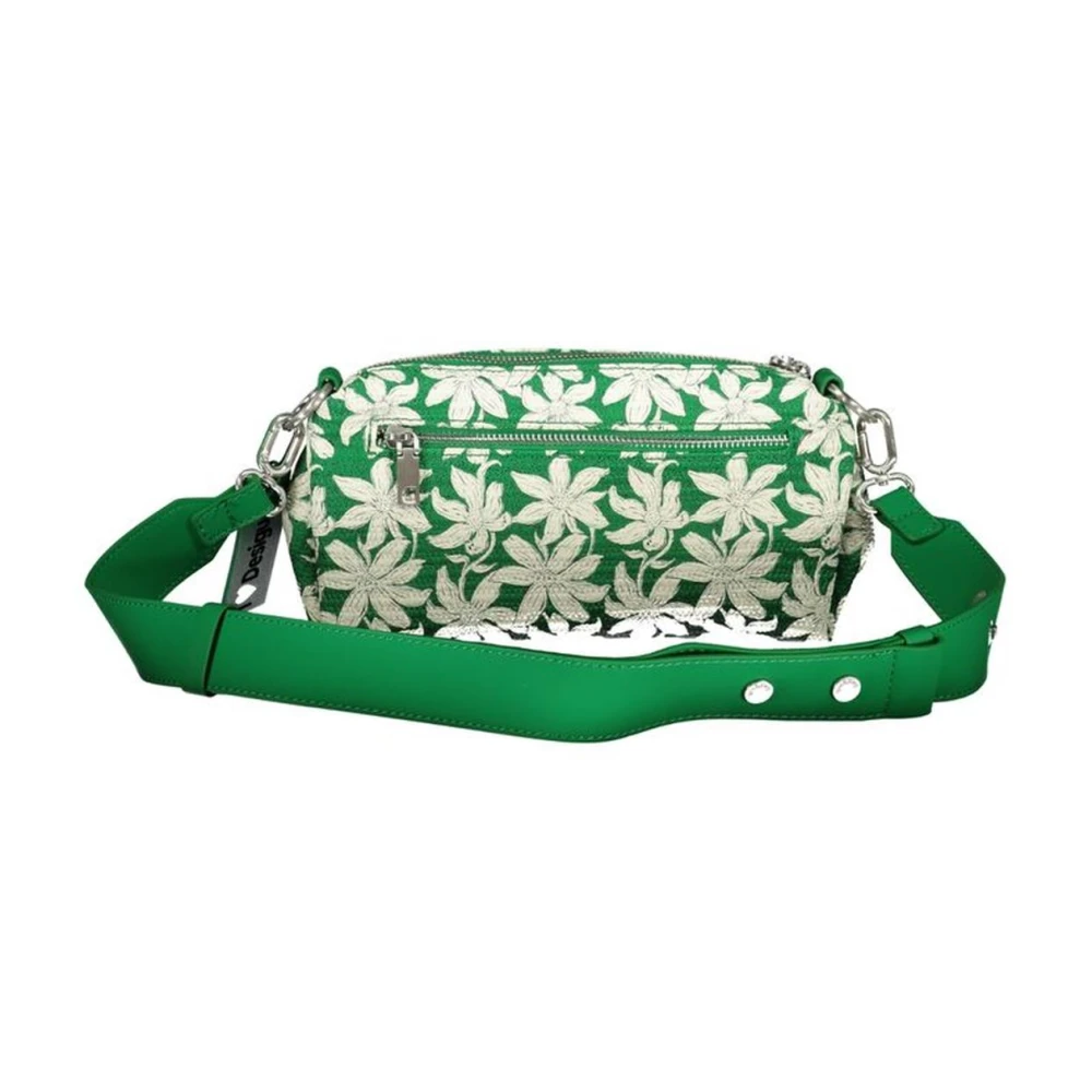 Desigual Groene handtas met meerdere zakken Green Dames