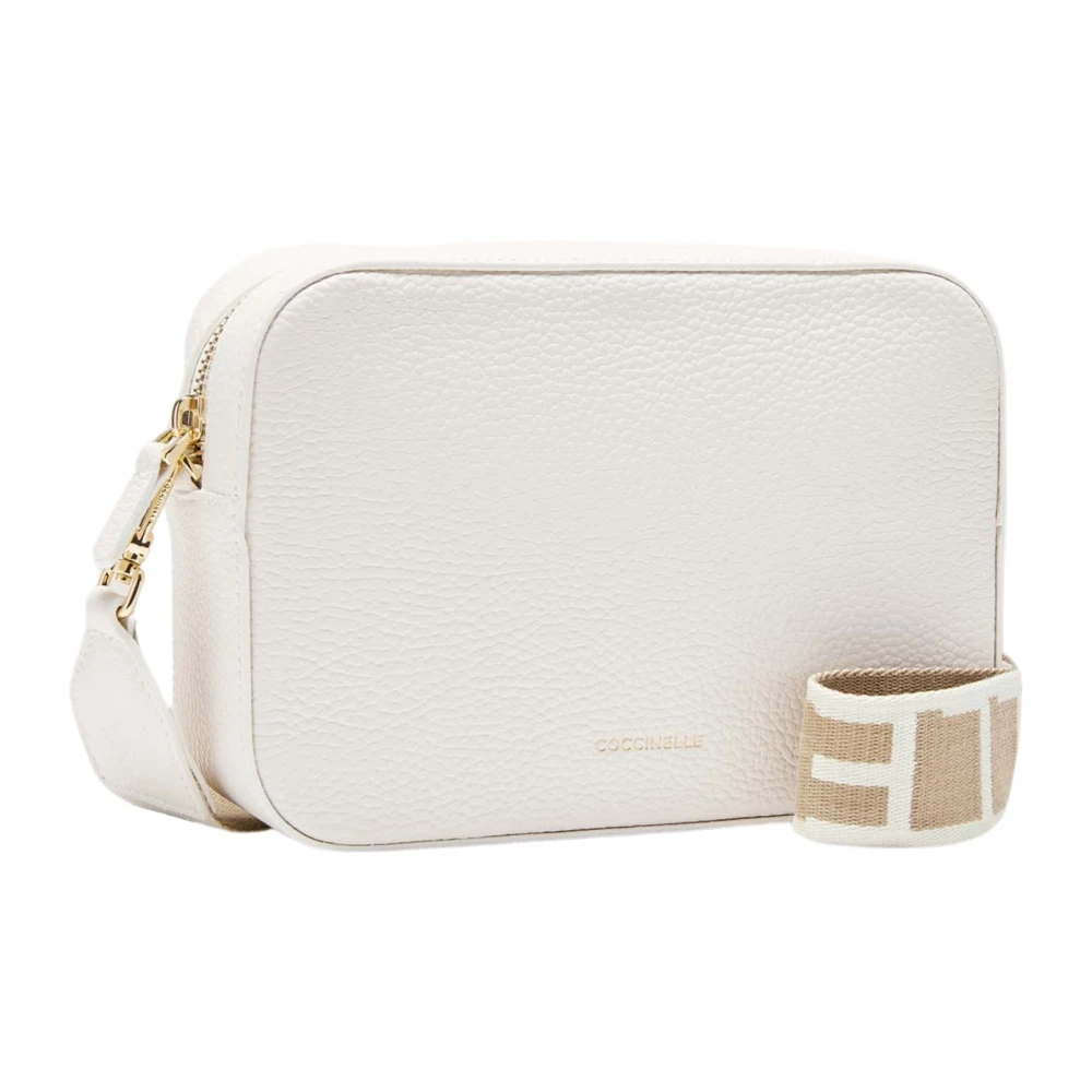 Coccinelle Women's White Cross Body Bags, One Size, Tebe Camera Bag