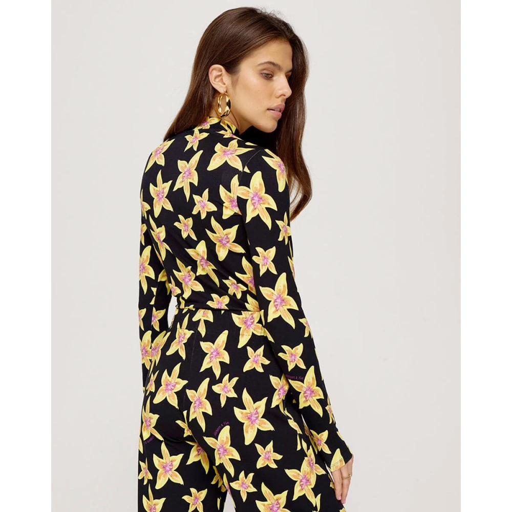 Harper & Yve Lange Mouw Top Jeff-Ls Multicolor Dames