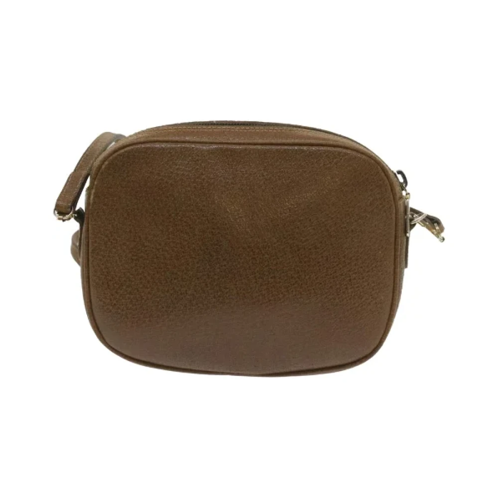Gucci Vintage Pre-owned Leather gucci-bags Brown Dames