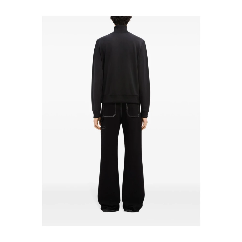 Courrèges Jersey Trainingspak Jas met AC Logo Black Heren