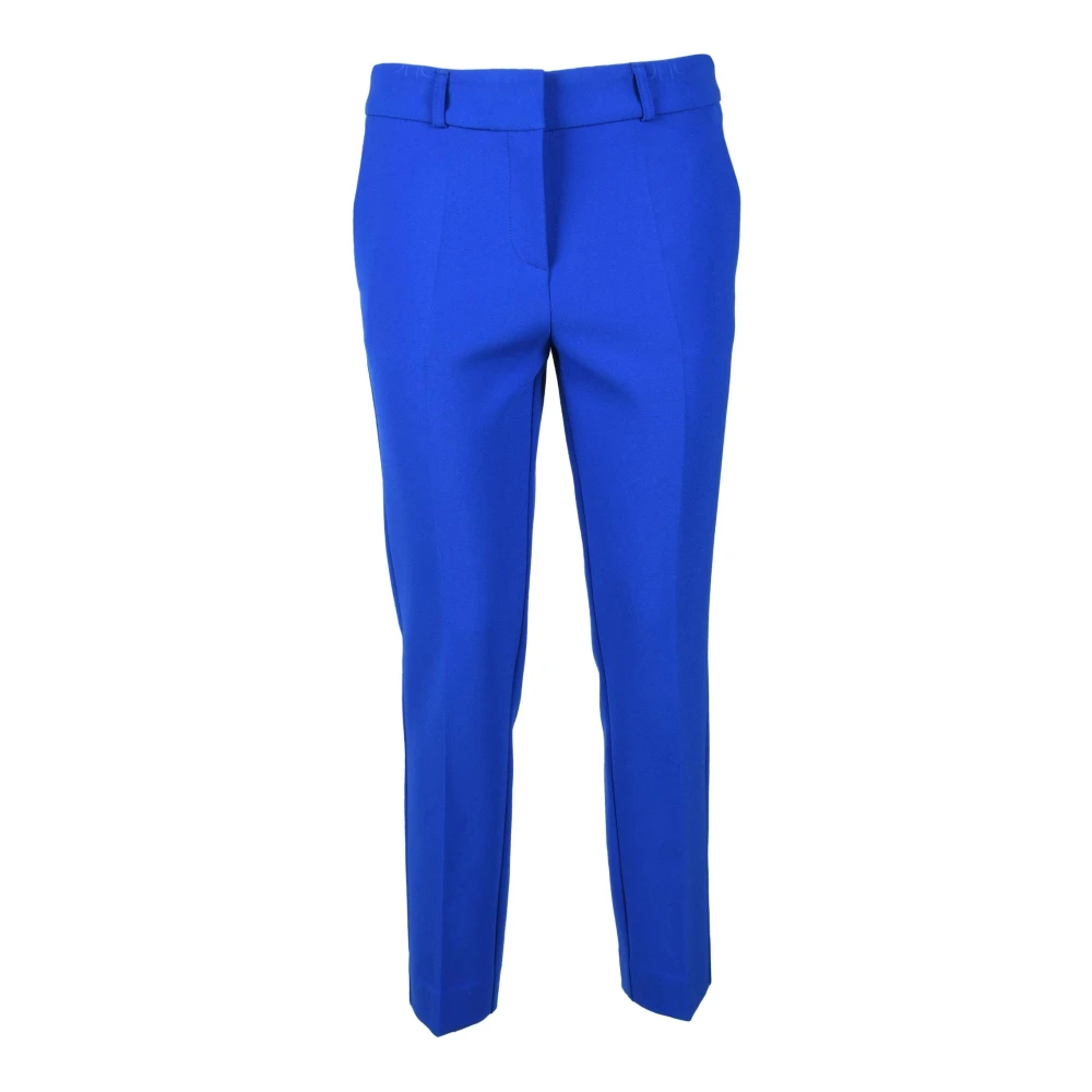 Simona Corsellini Elegante Op Maat Gemaakte Broek Blue Dames