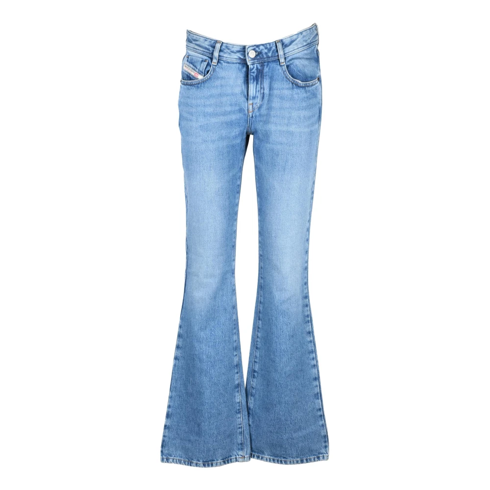 Diesel Women's Blue Cotton Jeans - Flare Jeans - W29 - Jeans
