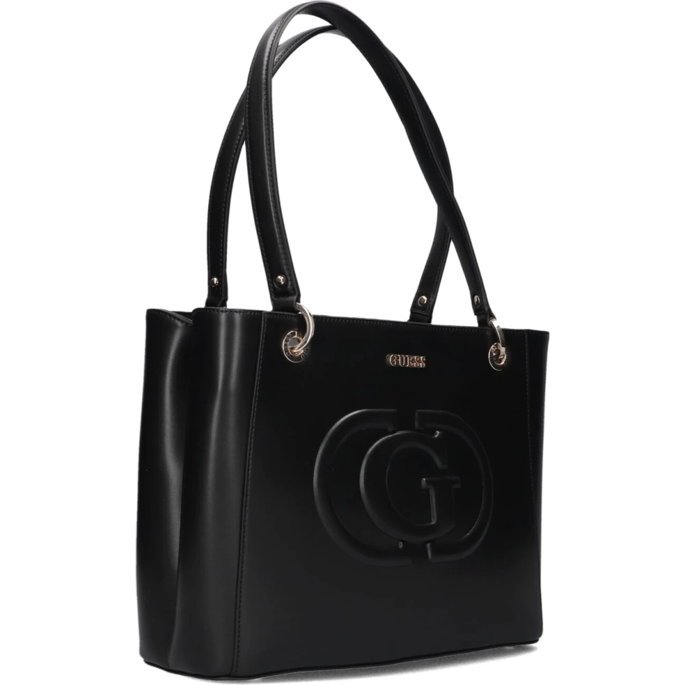 Guess Moderne Shopper Tas voor Dagelijks Gebruik Black Dames
