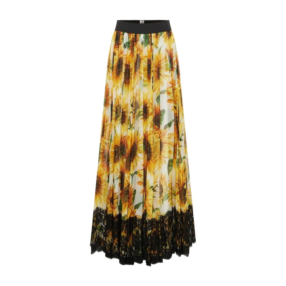 Dolce & Gabbana Maxi Skirts Yellow Dames