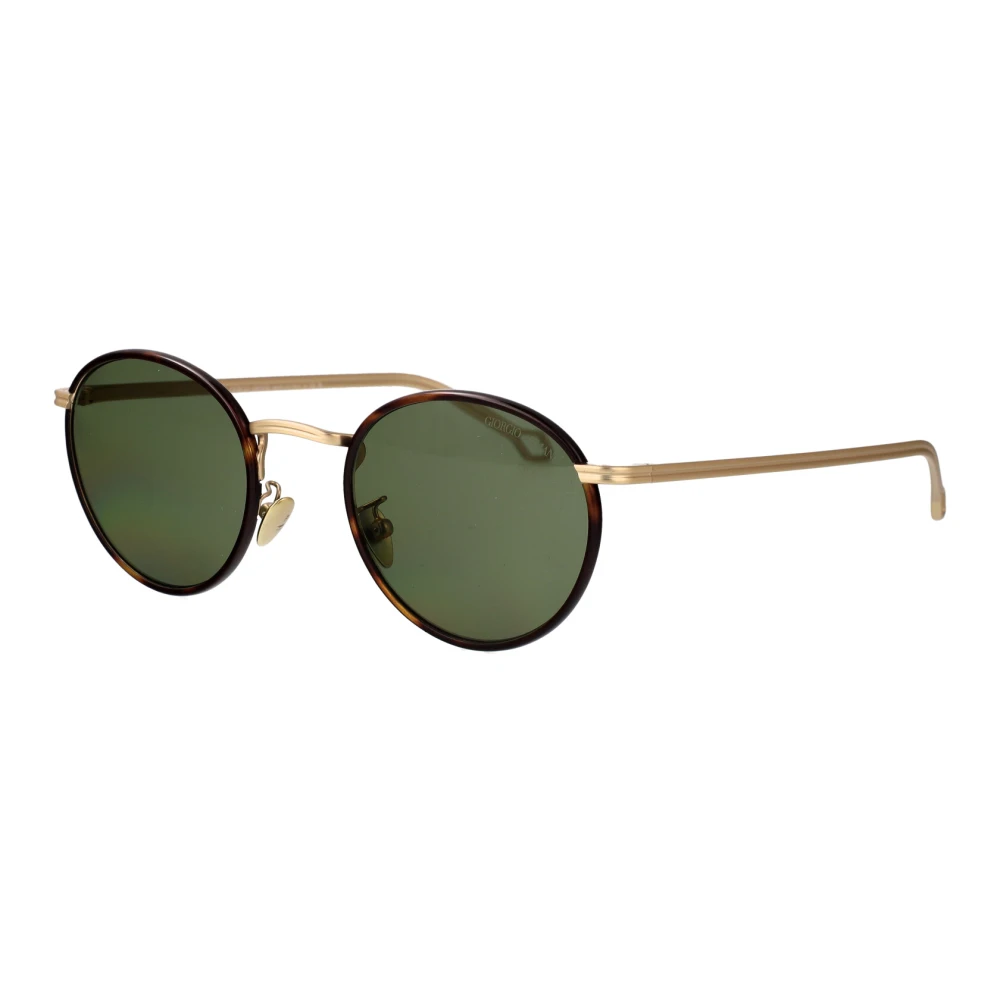 Giorgio Armani Men's Green Man Ar6163j 30022A Sunglasses Metal Gold Round Normal - Image 2