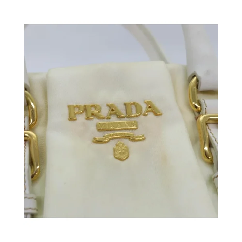 Prada Vintage Pre-owned Nylon prada-bags White Dames