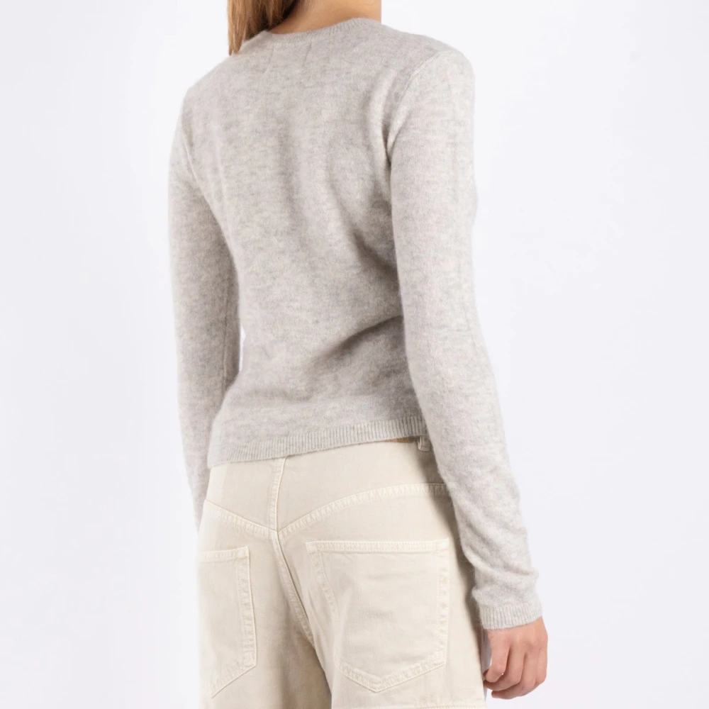 Isabel Marant Étoile Beige Gebreide Trui Pullover Obira Beige Dames