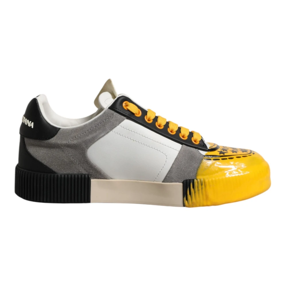 Dolce & Gabbana Men's Multicolor Sneakers, 6 Uk, Low Top Lace Up Trainers