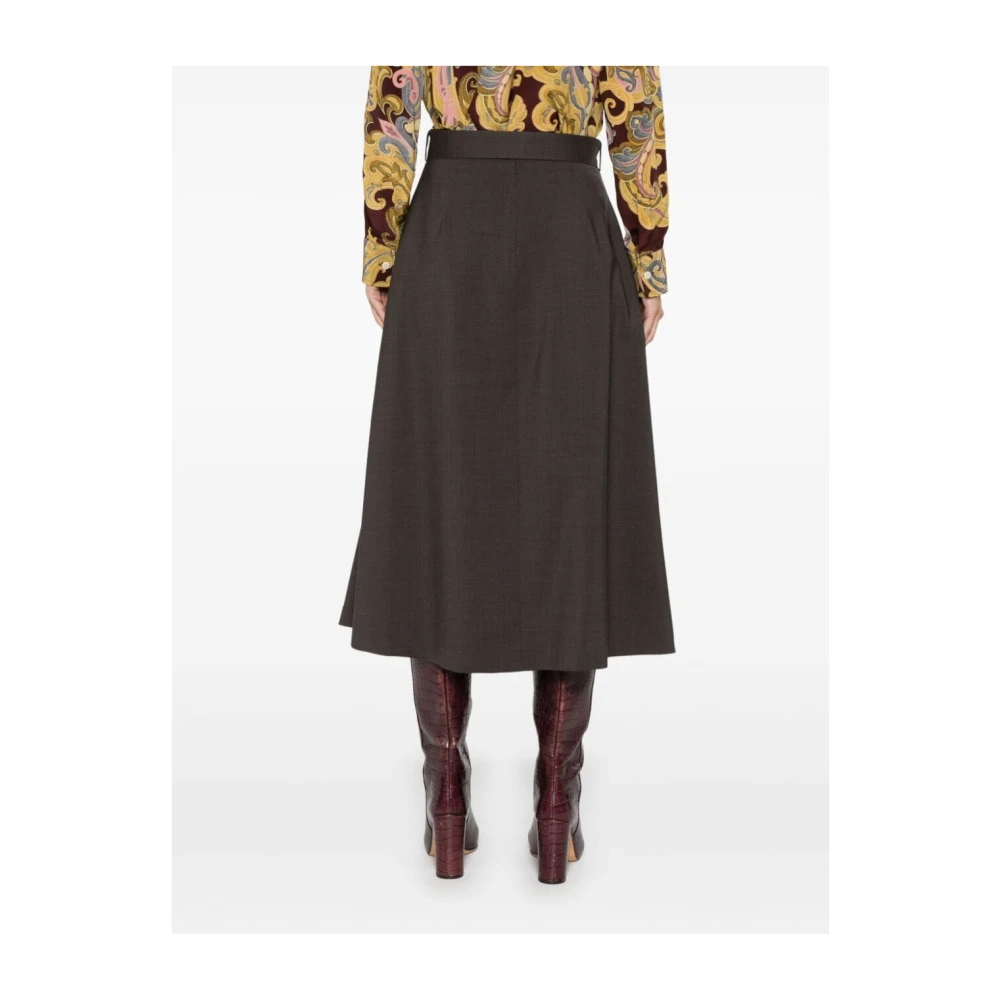 P.a.r.o.s.h. Bruine Rok Brown Dames