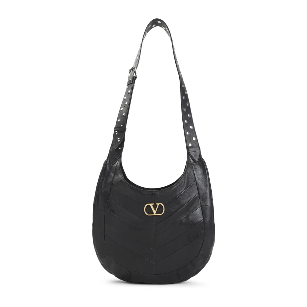 Valentino Garavani Women's Black Hoboho Hobo Bag - Shoulder Bags - One Size - Bags