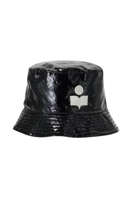 Svart Bucket Hat Logo Sydd