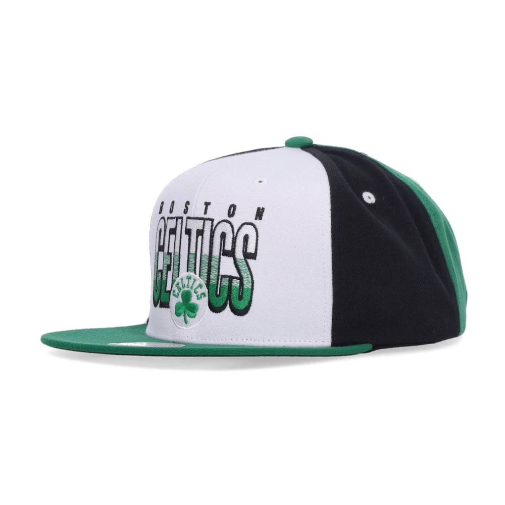 Mitchell & Ness Boston Celtics Snapback Pet Wit Groen Multicolor Heren