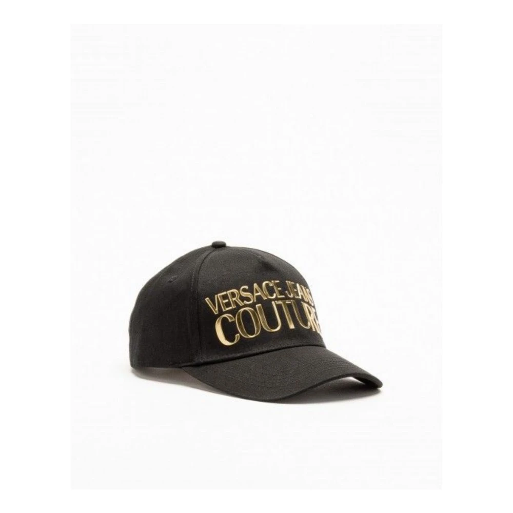 Versace Jeans Couture Stijlvolle Hoeden Collectie Black Dames