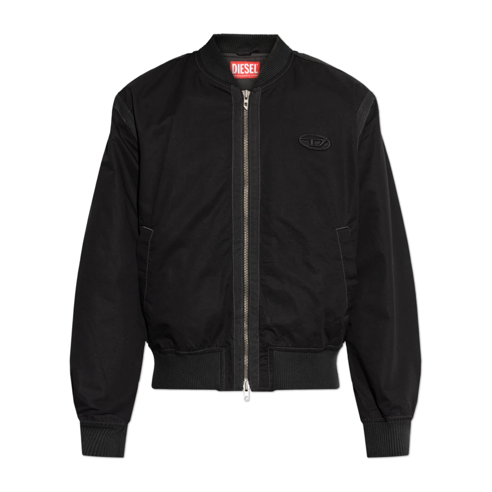 Diesel Herr Svart Jackor 2XL, Bomull, J-Typer Jacka