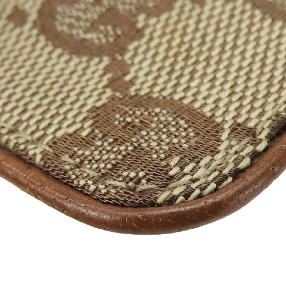 Gucci Vintage Pre-owned Canvas wallets Brown Dames