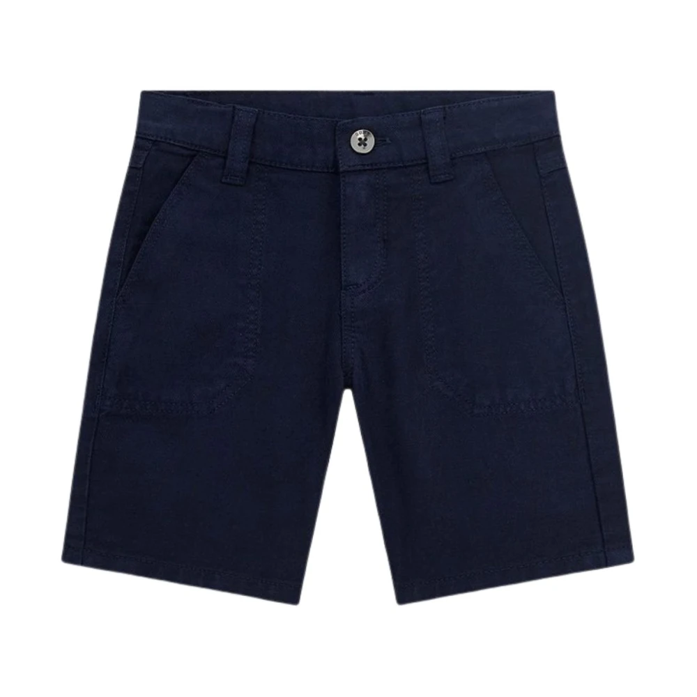 Guess Men's Blue Luocell Blend Gmt Dye Shorts