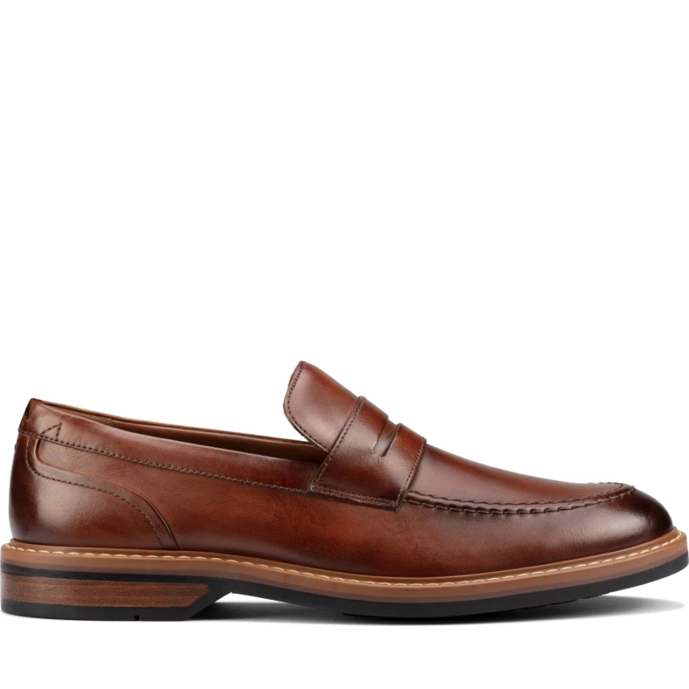 Clarks Men's Brown Loafers,, Step Loafers For Size 12 Uk