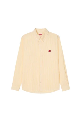 Boke Flower Broderad Casual Skjorta