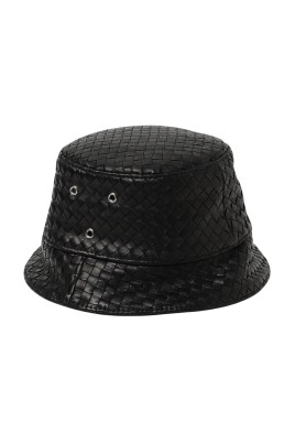 black-leather-bucket-hat
