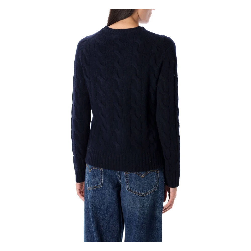 Ralph Lauren Dameskleding Gebreide kleding Hunter Navy Aw24 Blue Dames