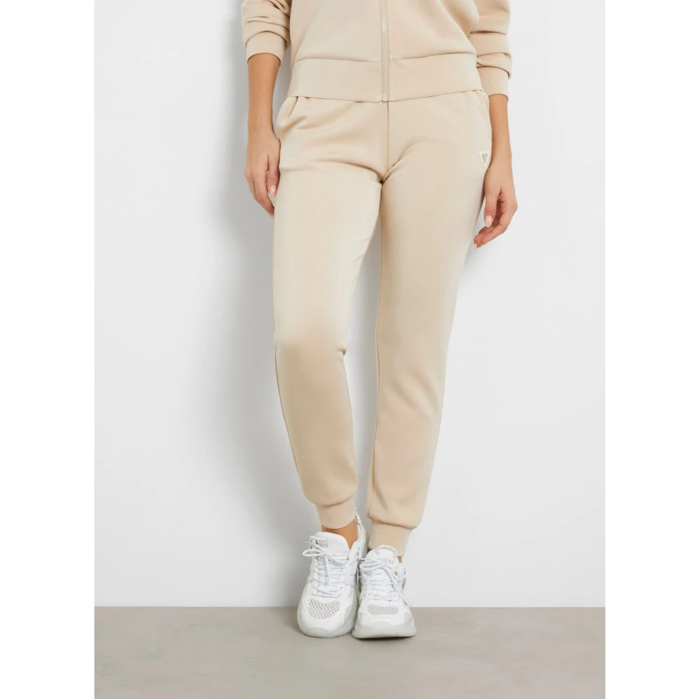 Guess Neopreen Manchet Broek Beige Dames