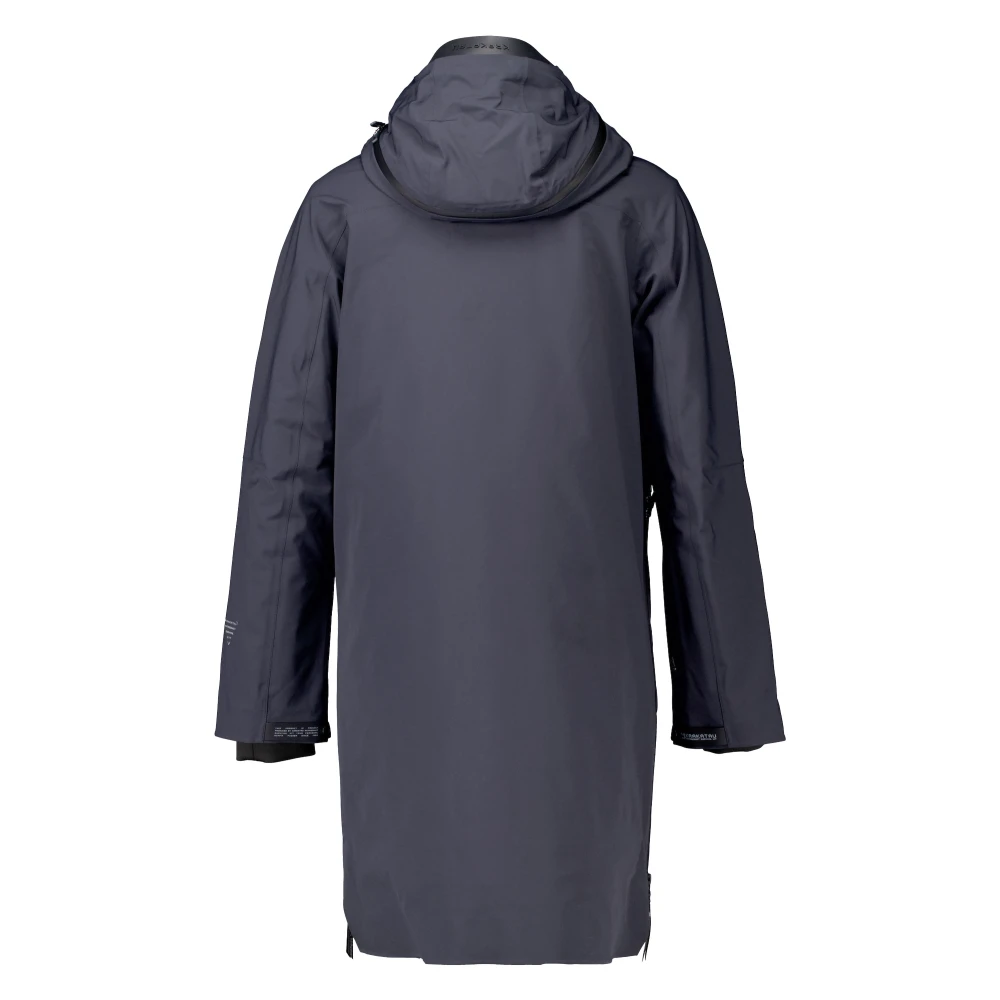 Krakatau Parka's Donkergrijze Jas Blue Dames