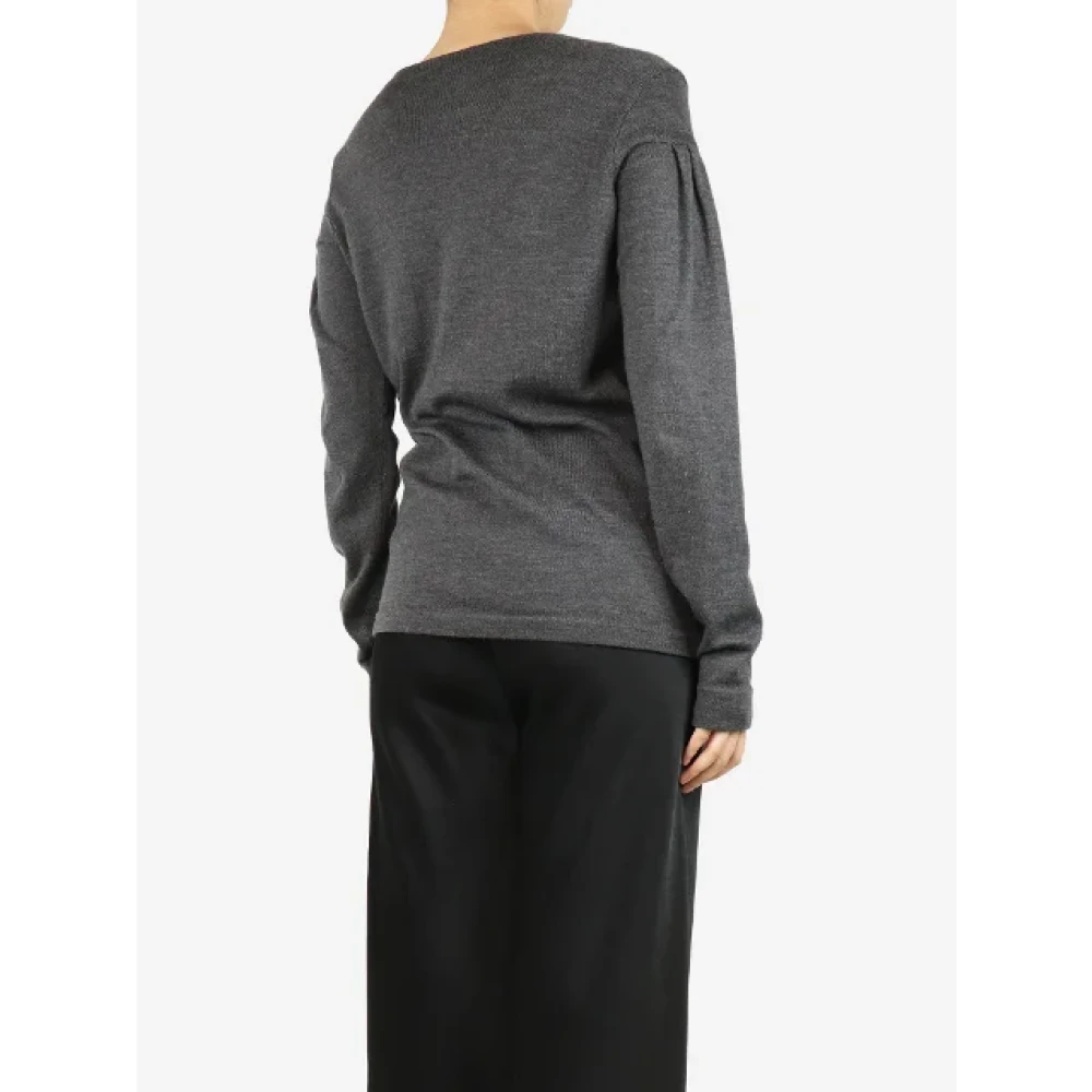 Miu Pre-owned Wool tops Gray Dames