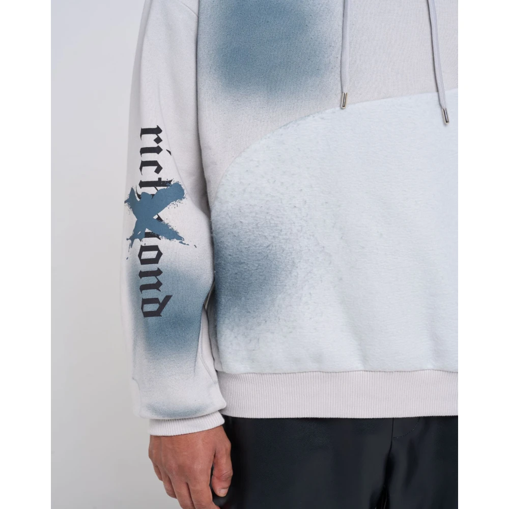 John Richmond Hoodie met trekkoord Multicolor Heren