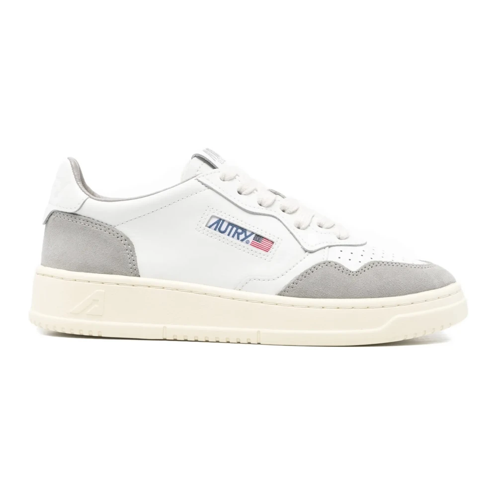 Autry Women's White Medalist Low - Sneakers - 4 Uk - Shoes