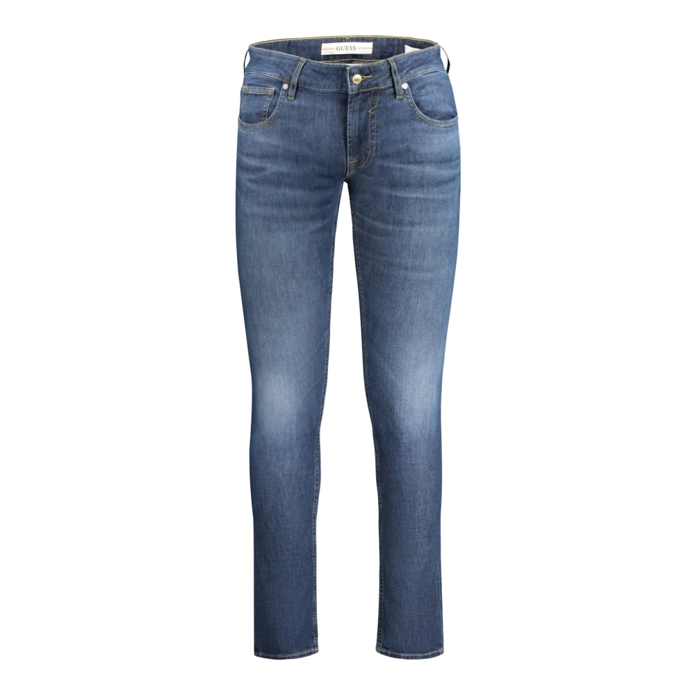 Guess Denim Skinny Jeans met 5 Zakken Blue Heren