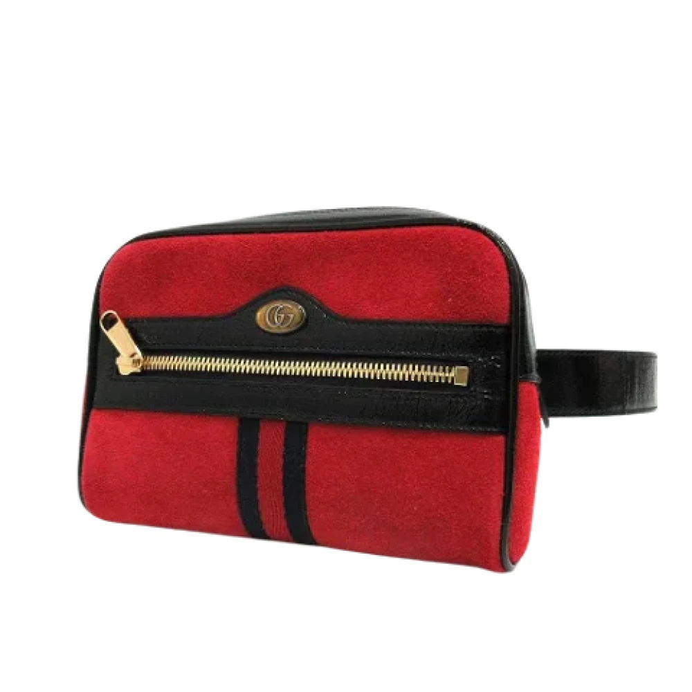 Gucci Vintage Pre-owned Leather gucci-bags Red Dames