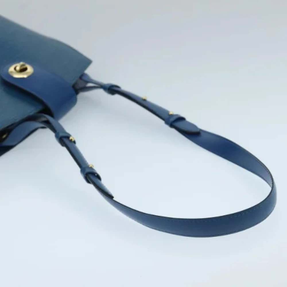 Louis Vuitton Vintage Pre-owned Leather handbags Blue Dames