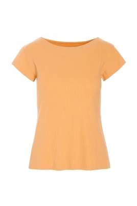 Ribbstickad T-shirt