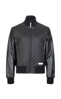 bomber-noir-matelasse