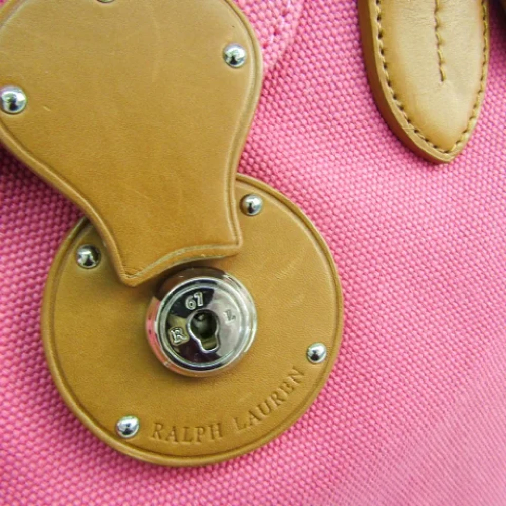 Ralph Lauren Pre-owned Leather handbags Pink Dames