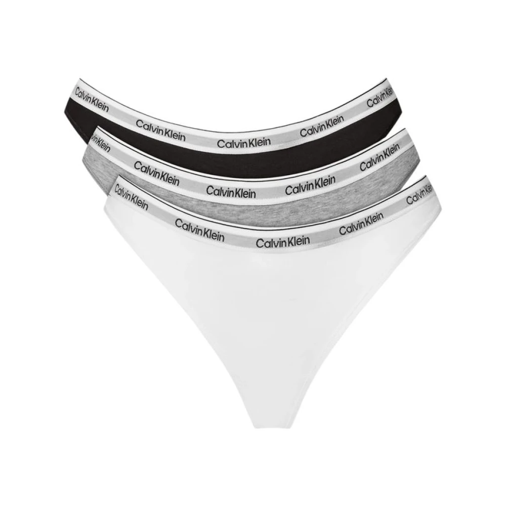 Calvin Klein Grijze Katoenen Ondergoed Collectie Lente Zomer Gray Dames