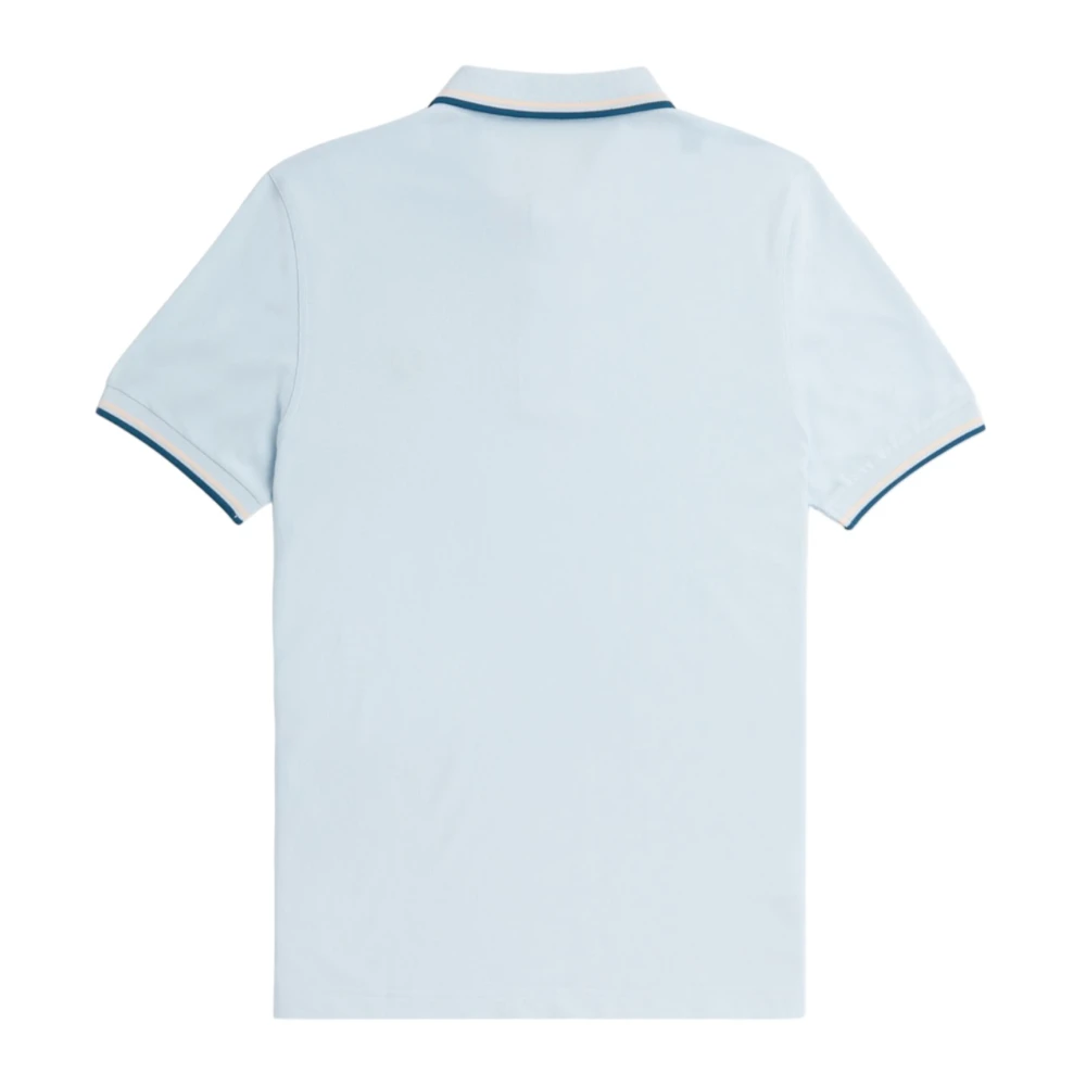 Fred Perry Clear Blue T-shirts en Polos Blue Heren
