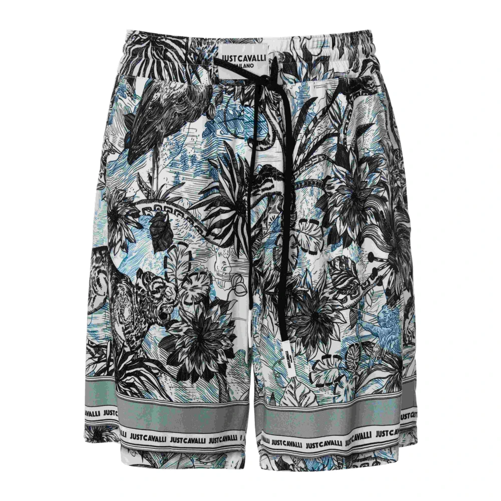 Just Cavalli Herren Blau Shorts