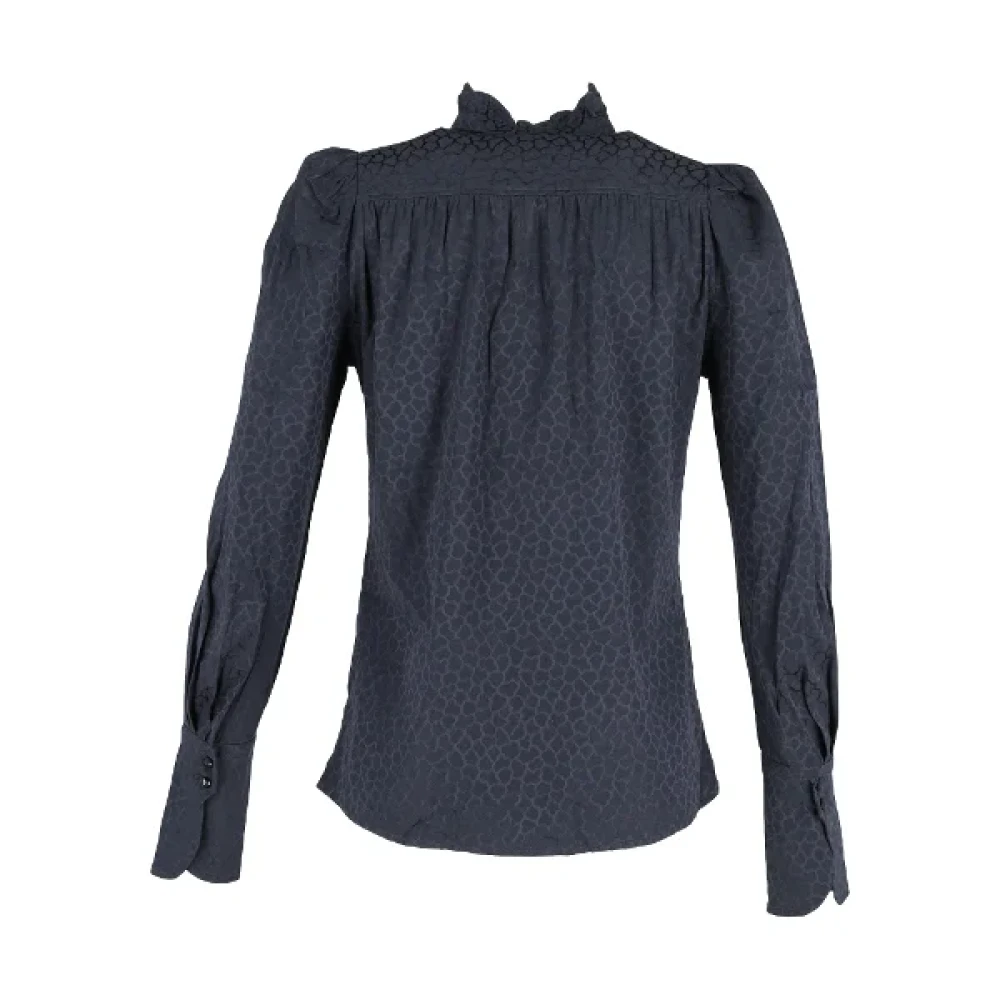 Isabel Marant Pre-owned Silk tops Blue Dames